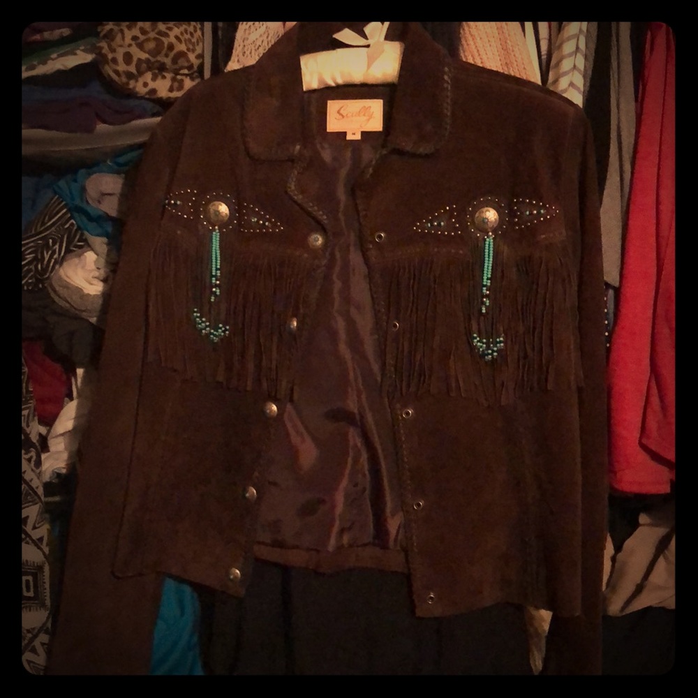 Scully brown Leather Jacket